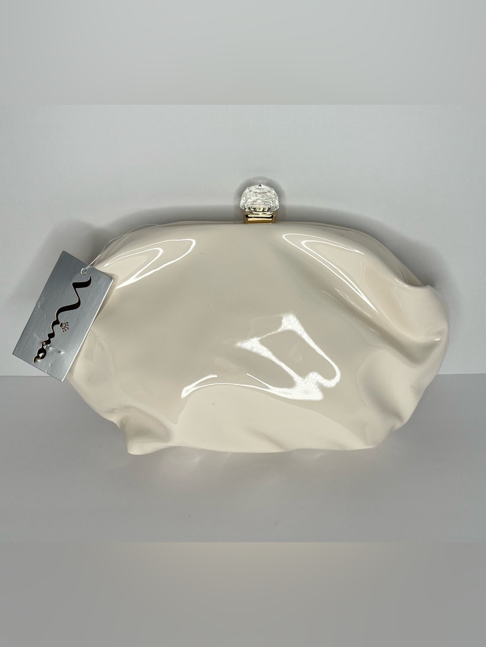 Nina LYRIC-P Ivory Clutch